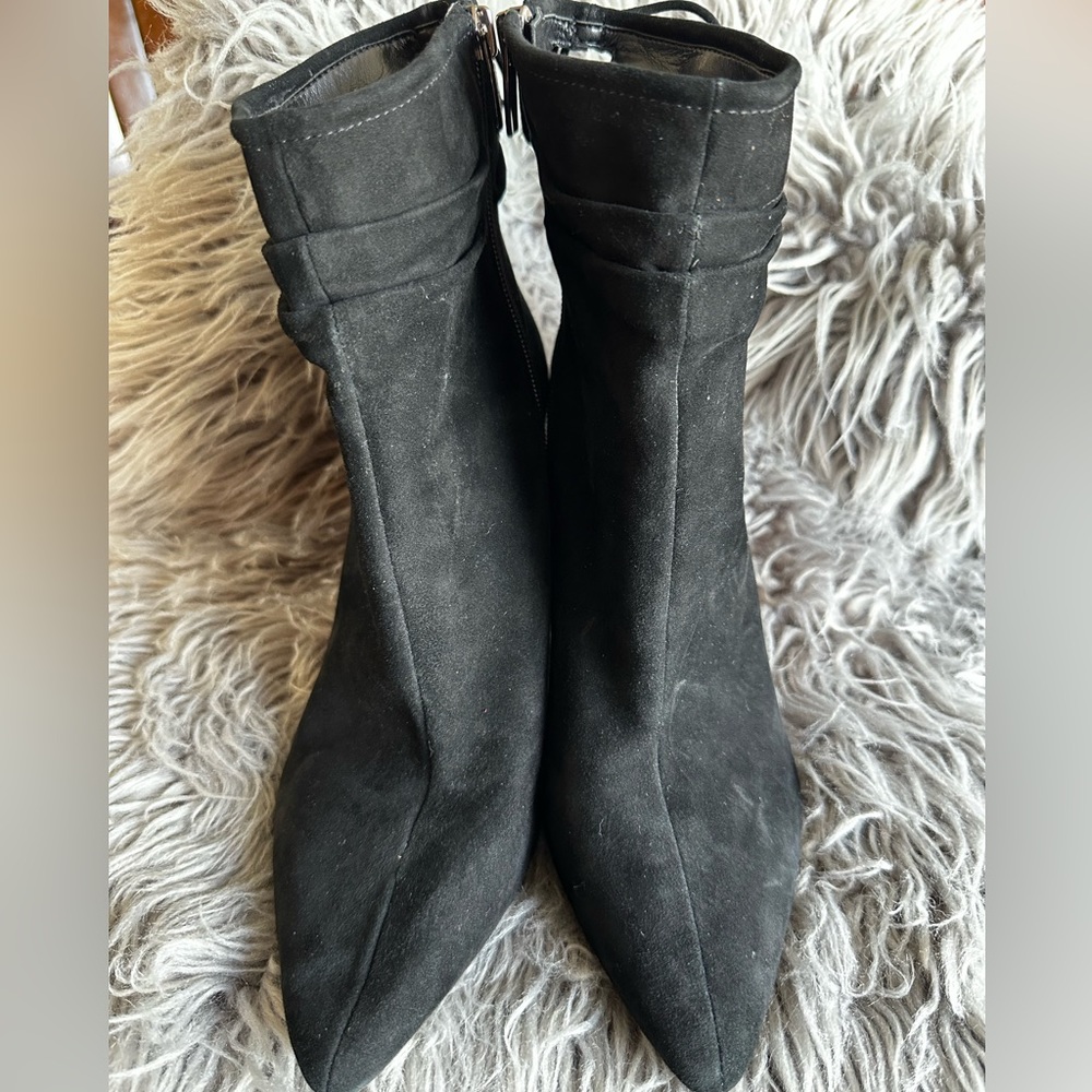Vince Camuto Salali Black Suede Boots Size 9.5 - Picture 7 of 12